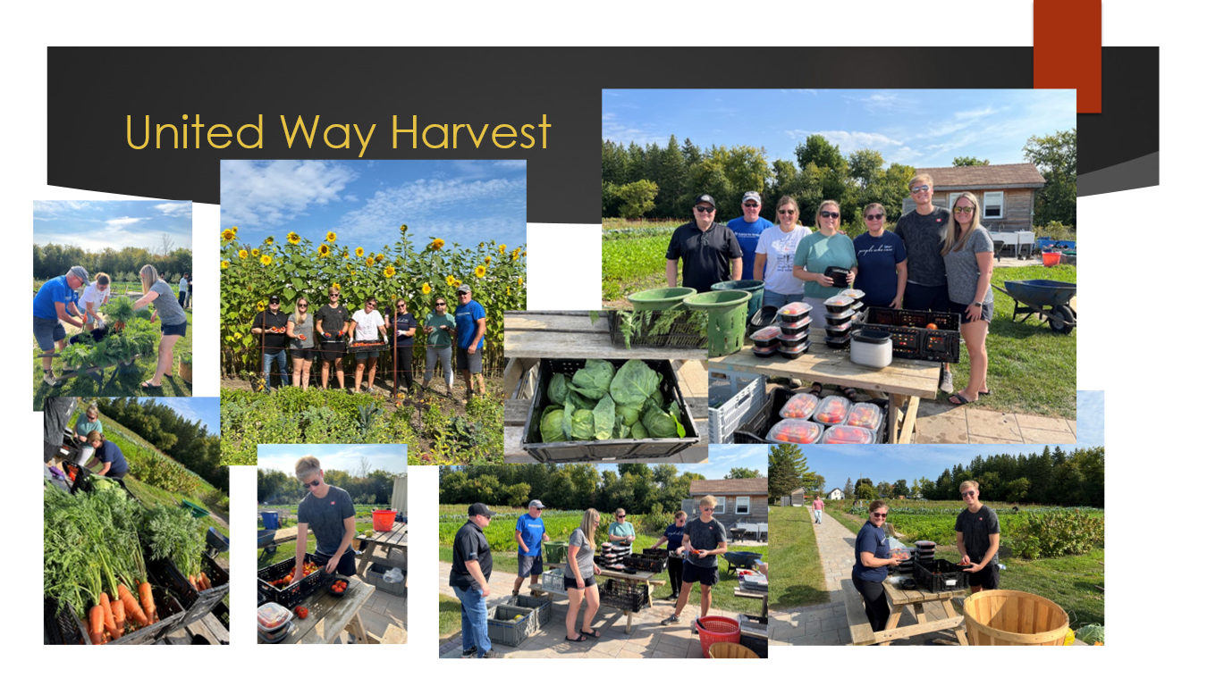 United Way Fall Harvest 2024  Our team was happy to participate in the fall harvest for the United Way at Edwin Binney's Community Farm & Education Centre!